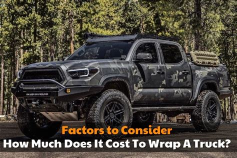 How Much Does It Cost to Get a Truck Wrapped? And Why Does It Feel Like Wrapping a Giant Present?